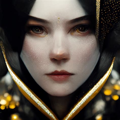 Epic 3d Portrait Of White Fox Women Wearing Armor Made Midjourney