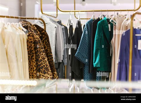 Background Image Of Boutique Shop Interior At Shopping Mall With