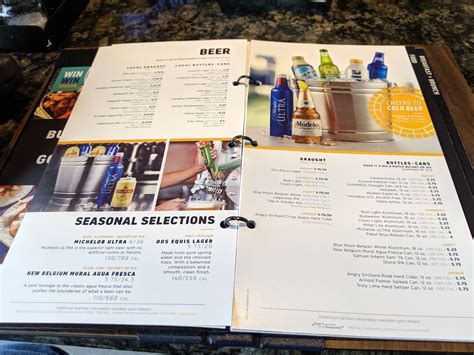 Menu at Topgolf pub & bar, Virginia Beach