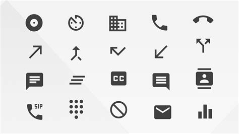 Google Materials Alerts Communications and AV Icons for PowerPoint ...