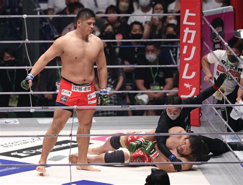 【rizin】元貴ノ富士スダリオ剛53秒ko劇「次は外国人選手と」復帰戦完勝で海外挑戦宣言 格闘技写真ニュース 日刊スポーツ