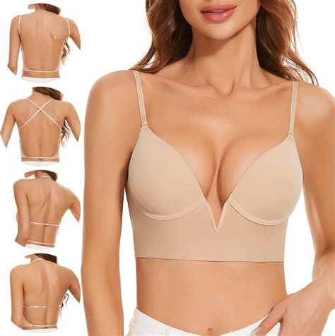 MJGkhiy Reggiseno Push Up Sexy Sexy Bralette Da Donna Reggiseno Schiena