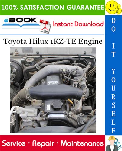 Best Toyota Hilux 1kz Te Engine Service Repair Manual Tradebit