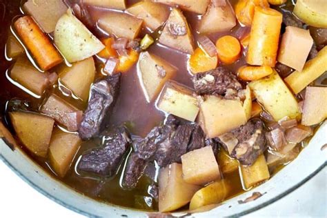 Beef Stew With Red Wine A Whole Bottle Of Wine Proportional Plate