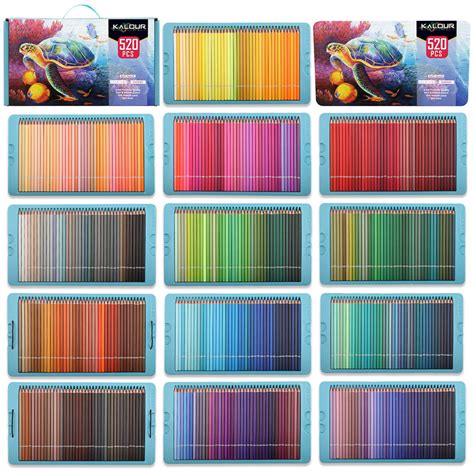 Kalour 520 Farben Buntstifte Für Erwachsene Und Kinder Set Pencil Love