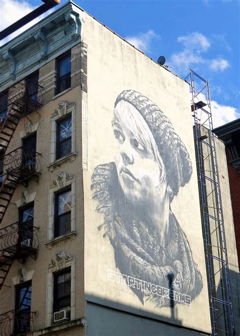 Street Art Images Of Faces In Nyc Open Spaces