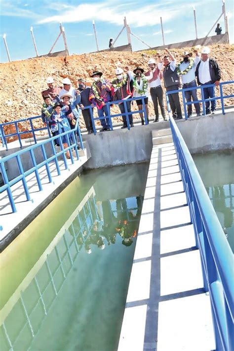 Arce Inaugura Planta Potabilizadora De Agua Para M S De Mil Personas