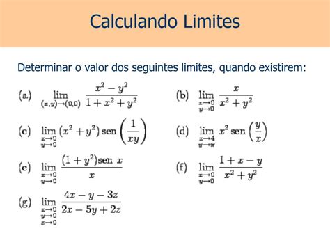 Ppt Limites E Continuidade De Funções De Várias Variáveis Powerpoint