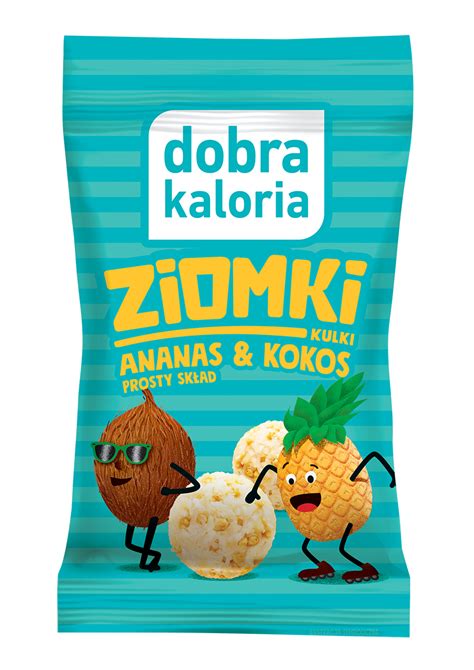 Dobra Kaloria Kulki Mocy Ziomki Ananas I Kokos 24 G TaniaKsiazka Pl