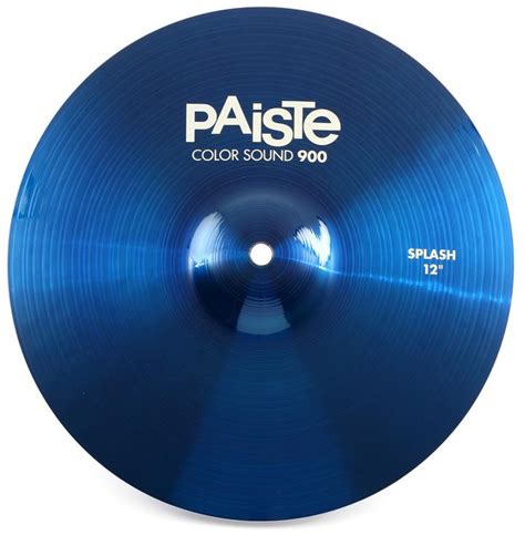 Paiste 12 Inch Color Sound 900 Blue Splash Cymbal Sweetwater