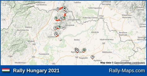 Maps Rally Hungary Erc Rally Maps