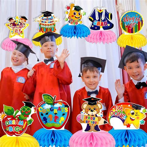 HOWAF 9 Pcs Preschool Graduation Decorations India Ubuy