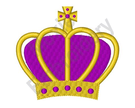 Royal Crown Machine Embroidery Design Kings Crown Embroidery Pattern