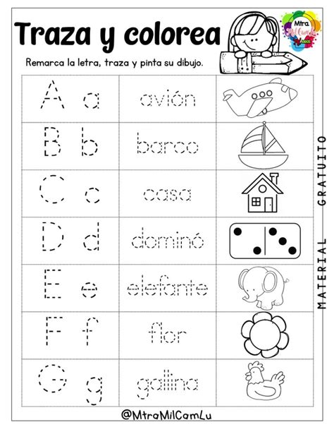 Abecedario Para Repasar Trazar Y Colorear Trazos De Letras Images Porn Sex Picture