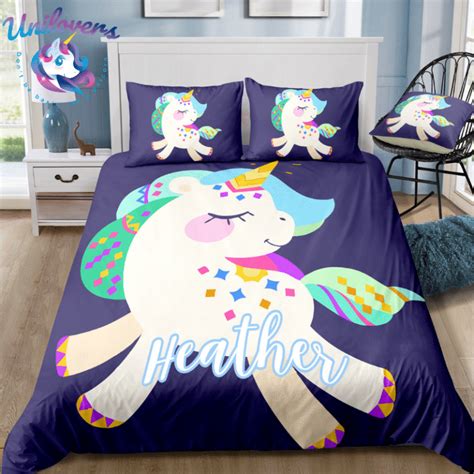 Personalized Custom Nice Unicorn Bedding Set Unilovers