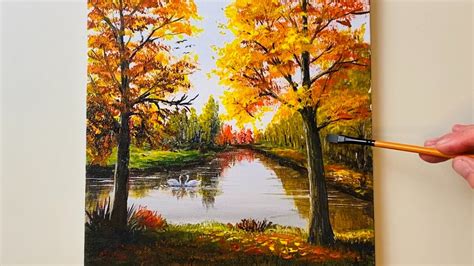 Fall Acrylic Paintings