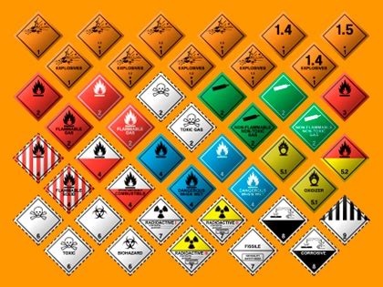 Etiquetas Mercancias Peligrosas ADR Academia Del Transportista