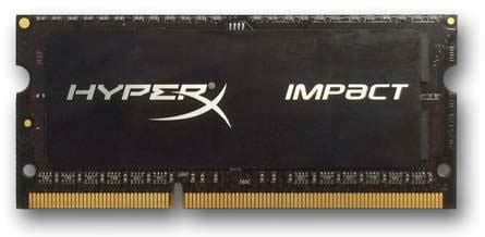 HyperX Impact Black Series DDR3L 8 GB 2 X 4 GB SO DIMM 204 Pin