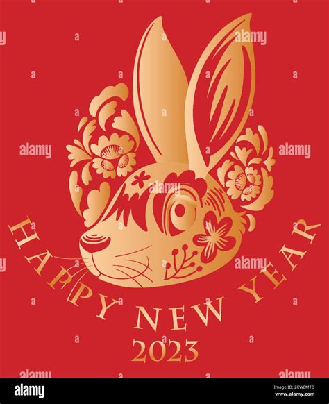 Happy Chinese New Year 2023 Background Design illustration Stock Vector ...