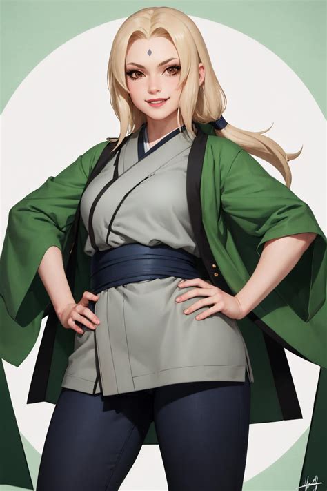 AI Art LoRA Model Tsunade Naruto PixAI