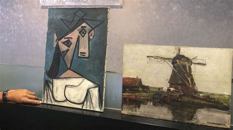 Grecia recuperó en un bosque las pinturas de Picasso y Mondrian robadas