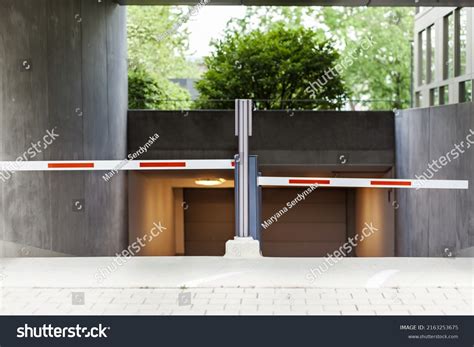 Entrance Gate Underground Garage Parking Entrance Stock Photo 2163253675 | Shutterstock