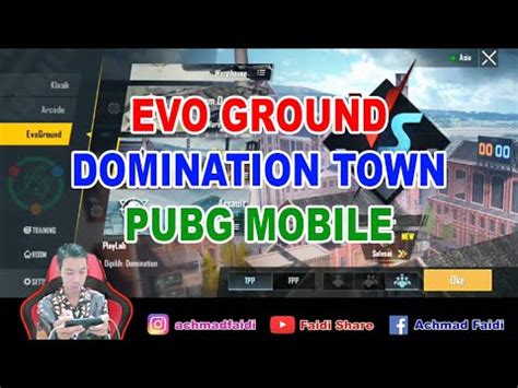 Evo Ground Domination Town Pubg Mobile Youtube