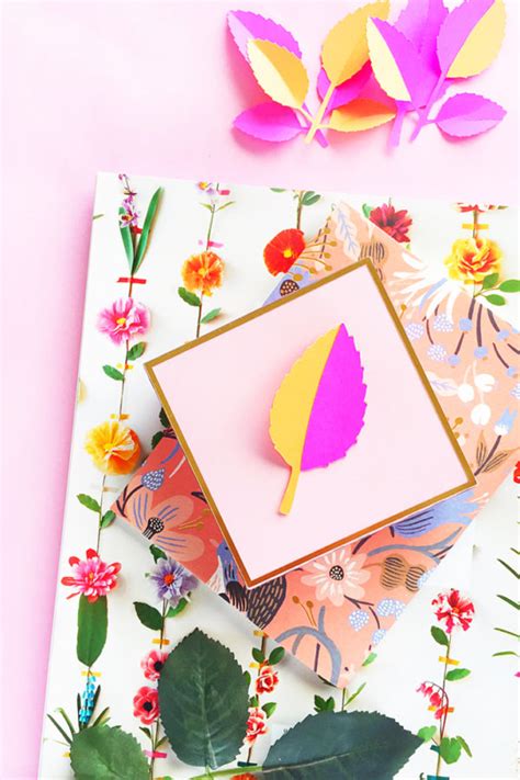 Diy 3d Paper Leaf T Toppers