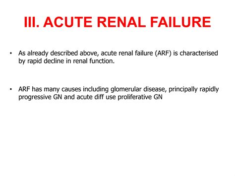 The Kidney Glomerular Diseases Ppt