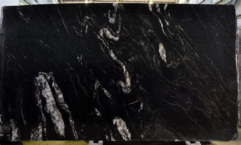 Universe Black Polished Granite Slab 9 - SNB Stone