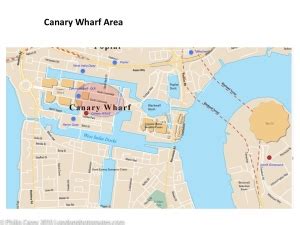 canary wharf map – London Photo Areas and Routes