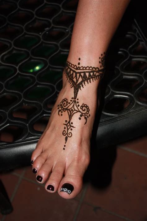 Feet Ankles Brooke Harker Foot Henna Henna Style Tattoos Henna