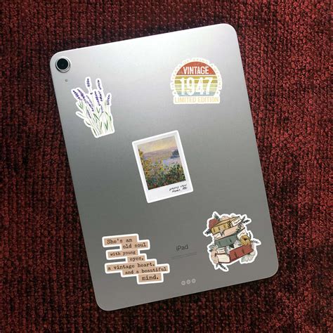 Vintage Aesthetic Laptop Vinyl Stickers Pack of 53 – Stickerly