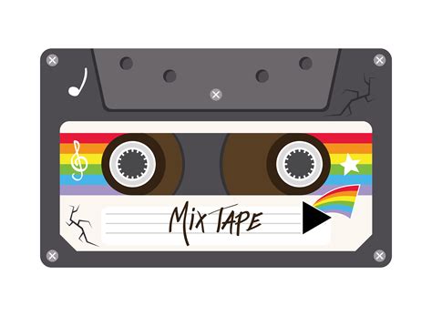 cassette tape vector art icons  graphics