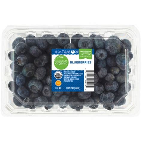 Simple Truth Organic Blueberries Pt Kroger