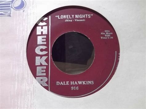 B1dale Hawkins Lonely Nights Yea Yea On Checker Records Ebay