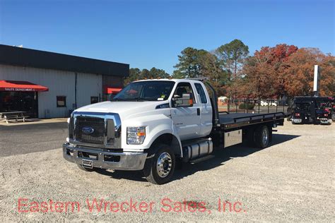 2017 Ford F650 Extended Cab Super Duty With A Jerr Dan 22 Low Profile Steel Carrier Jerr Dan