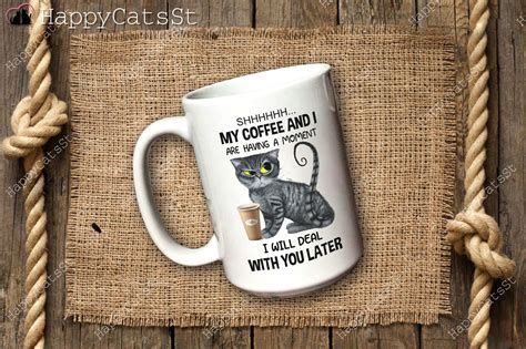 Funny Cat Coffee Mug Funny Cat Mug Black Cat T Cat Owner Etsy