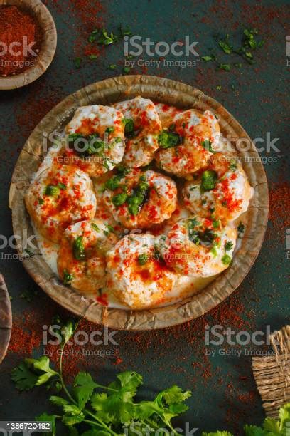 Indian Tasty Street Food Dahi Vada Stock Photo Download Image Now