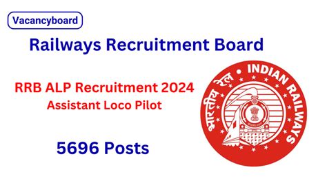 Rrb Alp Recruitment 2024 Vacancyboard Platform For All Sarkari