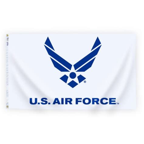 Air Force Logo Flag White Nylon - Flags International