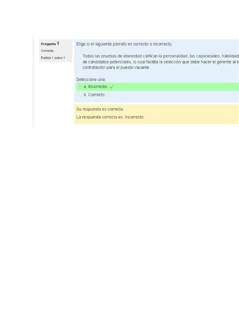 Examen Los procesos básicos de capital humano 1 gestion del capital