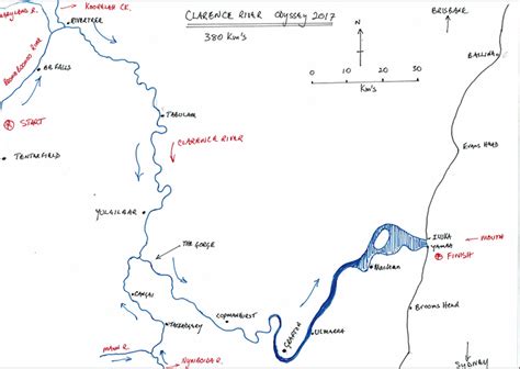 Clarence River Map