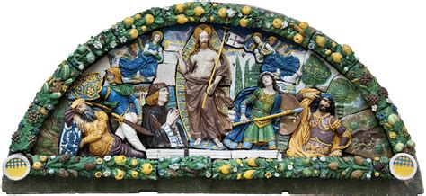 Into The Company Of The Blessed Della Robbia At The National Gallery