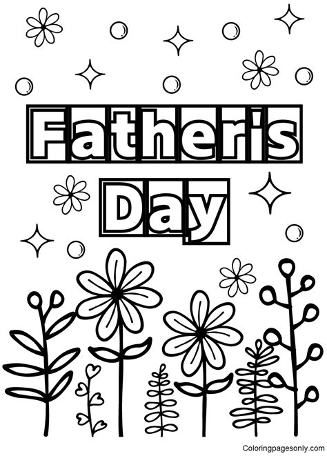 Father's Day Coloring Pages - Coloring Pages For Kids And Adults