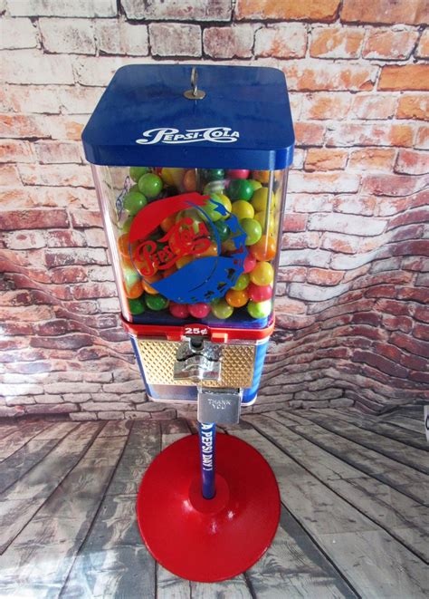 Pepsi Cola Gumball Machine Candy Machine Vintage Coin Etsy