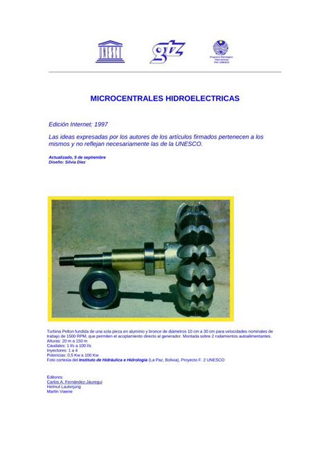 PDF MICROCENTRALES HIDROELECTRICAS DOKUMEN TIPS