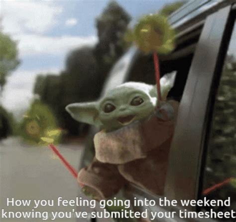 Timesheet Yoda Wind Vane Car Ride Gifdb