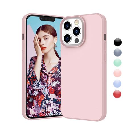 Cell Phone Cases For 67 Iphone 13 Pro Max Njjex Liquid Silicone Gel Rubber Shockproof Case