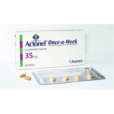 Actonel Once A Week 35 Mg Risedronate Sodium 2 Film Coated Tablets